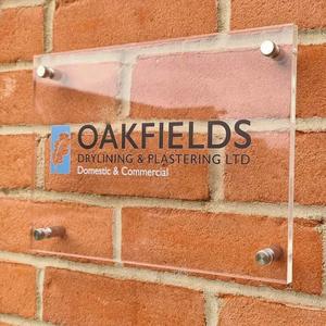 कस्टम मुद्रित लोगो हाउस नंबर साइन ऐक्रेलिक व्यवसाय पट्टिका साइन डिस्प्ले रैक - Product Image 4