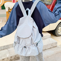 Sac à dos léger en nylon pour femme, grande capacité, décontracté, tendance, pour voyage, sac à bandoulière quotidien