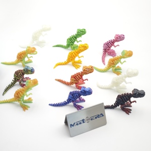 Modèle de dinosaure imprimé en 3D en plastique PLA Tiktok, détails découpés au laser, personnalisable, œuf de Tyrannosaurus Rex, usinage 3D - Product Image 3