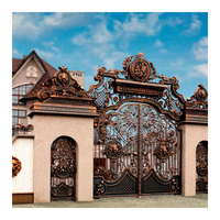Porte d'entrée principale de villa pivotante latérale en aluminium de luxe scandinave avec batterie de secours