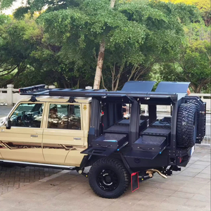 Tettuccio per Campeggio 4x4 WD, Cassetta Portautensili in Lega di Alluminio per Pickup, Copertura per Cassone - Product Image 1