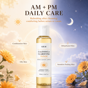 Tonique Clarifiant au Calendula 120ml – Apaisant, Hydratant et Équilibrant pour le Visage avec Niacinamide et Centella pour une Peau Fraîche et Nette - Product Image 6
