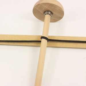Upgraded Double Drill Rod <b>Fire</b> <b>Starter</b> Natural Wood Color 13 3/4 In For Outdoor Camping Use - Product Image 3