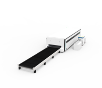 Découpeuse laser CNC grand format TS-D6020 avec table de travail à double navette entièrement fermée pour tôles métalliques, acier et cuivre de haute précision
