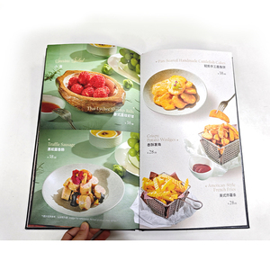 Servicio de Impresión de Libros de Cocina y Menús de Restaurante con Encuadernación Perfecta, Tapa Dura y Cartón, Personalizados y en Blanco, de Fábrica China - Product Image 4