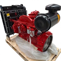 Moteur diesel DONGFENG 6bt 6bta 5.9 litres pour équipement de lutte contre les incendies avec radiateur, filtre à air et silencieux