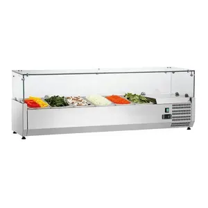 Commercial Refrigerated Salad Bar On Top Of Counter