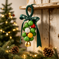 Savon artisanal en forme de grappe de raisin de Noël, boule parfumée pour l'aromathérapie, nettoyant corporel, coffret cadeau, vente en gros OEM