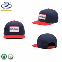 Gorra Snapback Ecológica Certificada de Fábrica con Parches Bordados Personalizados, Logotipo y Visera en Contraste para Uso Diario en la Calle