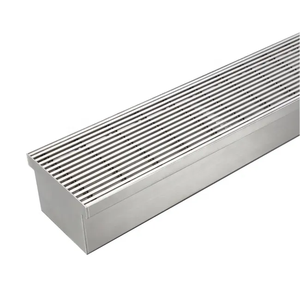 Gouttière de drainage de <span class=keywords><strong>prix</strong></span> inférieur avec le <span class=keywords><strong>prix</strong></span> de couverture de grille d'acier inoxydable - Product Image 1