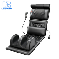 LEERCON Bantal Pijat Eksekutif Profesional Koneksi Jarak Jauh Dengan Penguat Sirkulasi Airbag Tekstur Karbon Premium Pu