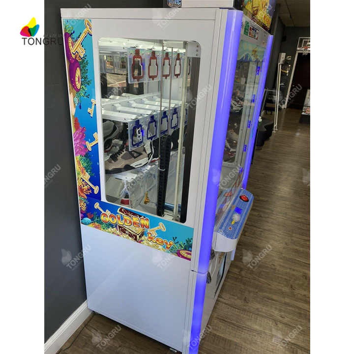 Shoe Catcher Vending Claw Machine Sneaker Store Arcade Games 9 Holes Key Master Arcade Game Machines With Bill/Coin Acceptor