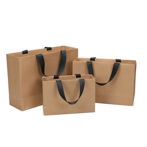 <span class=keywords><strong>Sac</strong></span> en papier <span class=keywords><strong>kraft</strong></span> de luxe avec poignée, recyclable et imprimé offset, pour usage professionnel, pour <span class=keywords><strong>cadeau</strong></span> - Product Image 3