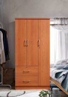 Ensemble lit King Size moderne de luxe et garde-robe classique Nouveau produit pour chambre à coucher ou hôtel Walk-in Closet