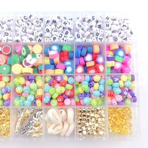 <span class=keywords><strong>Bijoux</strong></span> à breloques accessoires de bricolage faits à la main perles en argile polymère souple <span class=keywords><strong>Kit</strong></span> de fabrication de <span class=keywords><strong>bijoux</strong></span> <span class=keywords><strong>pour</strong></span> adultes enfants bricolage - Product Image 6