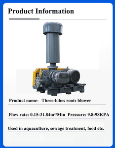 <span class=keywords><strong>Aérateur</strong></span> d'aquaculture 15 CV / <span class=keywords><strong>tubulaire</strong></span> / souffleur Roots haute performance à jet d'eau pour la distribution du ciment - Product Image 5