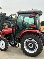 Tracteur agricole à quatre roues motrices de 100 chevaux fabriqué en Chine, cabine climatisée, robuste, à vendre, livraison rapide