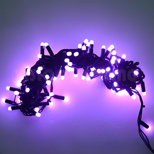 Cadena de luces de Navidad de 10m, 20m, 50m, 100m, cadena de luces LED de goma multicolor impermeable IP67 al por mayor - Product Image 3