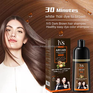 IVS OEM Guangzhou produttore colorato senza ammoniaca naturale colorazione veloce moda marrone colore nero tinture <span class=keywords><strong>per</strong></span> <span class=keywords><strong>capelli</strong></span> Shampoo <span class=keywords><strong>per</strong></span> <span class=keywords><strong>uomo</strong></span> - Product Image 4