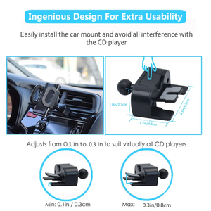 Clip universel chaud <span class=keywords><strong>lecteur</strong></span> de <span class=keywords><strong>CD</strong></span> Compact <span class=keywords><strong>support</strong></span> de <span class=keywords><strong>support</strong></span> de smartphone de cellule de <span class=keywords><strong>voiture</strong></span> pour fente pour <span class=keywords><strong>cd</strong></span> <span class=keywords><strong>support</strong></span> de <span class=keywords><strong>support</strong></span> de téléphone portable de <span class=keywords><strong>voiture</strong></span> - Product Image 4