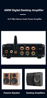 Amplificateur de puissance audio domestique Creatall 2.1 canaux, mini HiFi stéréo classe D, qualité professionnelle, 100W*2+200W, amplificateur intérieur/extérieur