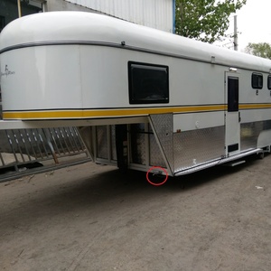 Semirremolque de Acero Galvanizado HERUI con Cuello de Cisne para Transporte de 3 Caballos, Estándar Australiano, Personalizado, Capacidad de Carga de 4T, Doble Eje, Eléctrico - Product Image 4