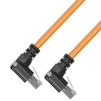 Câble de connexion pour caméra CCD à coude 10 Gigabit Orange pour diagnostic automobile