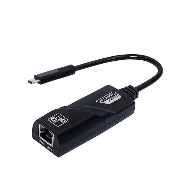 USB C to Rj45 Gigabit USB3.0 High-Speed Ethernet Adapter External Wired LAN Network Card for PC Laptop Stock Product