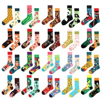 Nouveau concepteur personnalisé coton dépareillé chaussettes unisexe mode robe Solmate Soken haute qualité heureux drôle hommes chaussettes