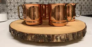 Tasses à mules en cuivre poli brillant d'excellente qualité pour les outils de bar et les barmans disponibles à un prix abordable - Product Image 4