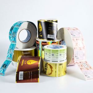 Étiquette alimentaire personnalisée, autocollant de sécurité, autocollant en rouleau pour machine, étiquette adhésive, fournitures du fabricant, étiquettes adhésives en PVC - Product Image 4