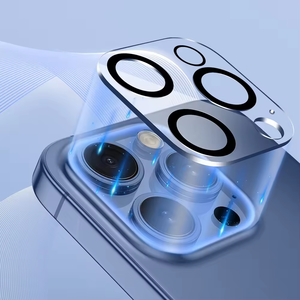 Teléfono 3D lente de cámara transparente película de vidrio Protector de pantalla para Iphone 16 15 Pro Max 14 Plus 13 12 Series cubierta de lente de teléfono celular - Product Image 6