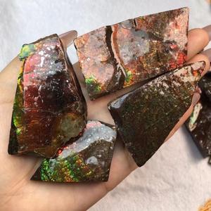 Hoge Kwaliteit Natuurlijke Gebeeldhouwde Edelsteen Kristallen Plaat Ammoliet Plaat - Product Image 6