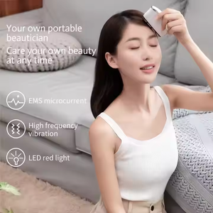 Electroestimulador facial portátil Spa Vibrar Estiramiento facial Acupuntura Guasha Herramienta de masaje - Product Image 5