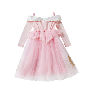 Vestido de Princesa Aurora, Liquidación de Stock, Calidad Premium, Transpirable, con Lentejuelas y Encaje, Hombros Descubiertos - Product Image 2