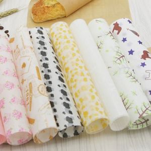 Papier d'emballage pour sandwichs et hamburgers imprimé sur mesure de qualité alimentaire, papier enduit de PE pour la restauration rapide à emporter - Product Image 4