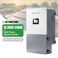 Onduleur Solaire Hybride Whayo Reliable Energy 15kW 20kW 24kW, Solution de Secours Monophasée 120V 240V