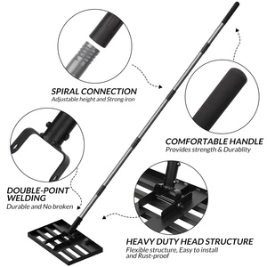 Rastrillo <span class=keywords><strong>de</strong></span> paisaje <span class=keywords><strong>de</strong></span> 3 puntos, nivelador <span class=keywords><strong>de</strong></span> suelo montado en Tractor, cortacésped <span class=keywords><strong>Manual</strong></span>, diseño <span class=keywords><strong>de</strong></span> estructura mejorada - Product Image 4