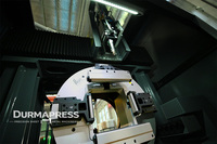 Découpeuse laser à fibre CNC haute vitesse BS80220T 6KW pour tubes métalliques ronds et carrés, équipement de découpe laser à alimentation automatique