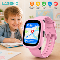 LAGENIO Produsen Grosir Jam Tangan Anak 4G GPS Tahan Air IP68 Pelacak LBS WIFI Baterai 770mAh Panggilan Video Jam Tangan Anak