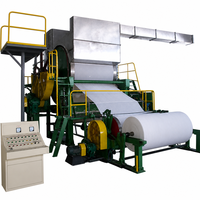 Machine à fabriquer du papier toilette de 600 mm, mini-machine à papier absorbant pour la production de rouleaux jumbo