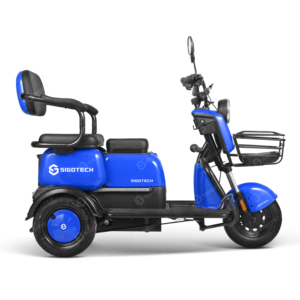 Motocicleta Eléctrica de 3 Ruedas SIGOTECH de Alta Calidad, <span class=keywords><strong>Triciclo</strong></span> Eléctrico de Baja Velocidad de 60V para Personas Mayores - Product Image 4