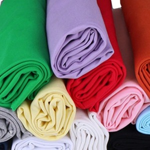 Stock 260gsm 95%Cotton 5%Spandex 32-Count Small Loop Terry Stretch Fish Scale Fabric For Sweatshirts - Product Image 3