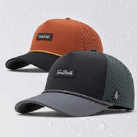 Casquette Snapback 5 Panneaux Personnalisée avec Logo d'Entreprise, Imperméable, Logo en Caoutchouc Découpé au Laser, Chapeau de Sport de Golf OEM