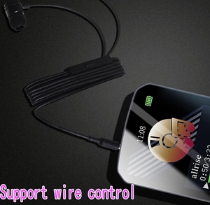 Lecteur <span class=keywords><strong>MP3</strong></span> sportif <span class=keywords><strong>RUIZU</strong></span> X52 BT Mini lecteur de musique avec clip Prise en charge de la carte TF avec radio FM, enregistrement, livre électronique, vidéo, podomètre - Product Image 6