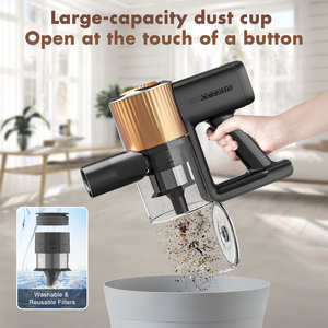 Smart Cordless Stick <b>Vacuum</b> Cleaner LCD Display 50Kpa Brushless Motor Tangle-Free Brush Rechargeable for Home Hard Floor Carpet - Product Image 6