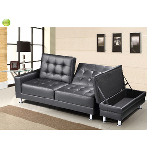 Canapé-lit pliable avec rangement: Meubles de chambre à coucher Boo Canapé paresseux moderne imperméable pliable Lit peigné de prix le plus bas Tabouret <span class=keywords><strong>Futon</strong></span> - Product Image 2