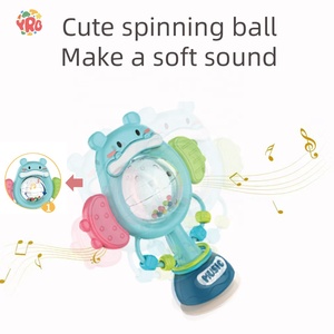 Plaque à manger pour bébé, <span class=keywords><strong>ventouse</strong></span> pour enfants, son rotatif, <span class=keywords><strong>hochet</strong></span> pour nouveau-né, dessin animé, animaux, cadeaux, jouets - Product Image 2