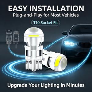 หลอดไฟ LED T10 W5W 3014 SMD Canbus ป้องกันการแจ้งเตือนความผิดพลาด 12V สำหรับไฟภายใน/ภายนอกรถยนต์ ไฟหรี่/ไฟจอด/ไฟส่อง<span class=keywords><strong>ป้าย</strong></span><span class=keywords><strong>ทะเบียน</strong></span>/ไฟประตู/ไฟบอกตำแหน่ง - Product Image 2