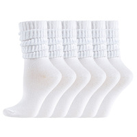 Chaussettes Hehe Printemps-Automne pour Filles, Style Collants Mi-Cuisses, Noir, Blanc, Gris, Couleur Unie, Tendance, Polyvalentes, Usage Quotidien, Exportation